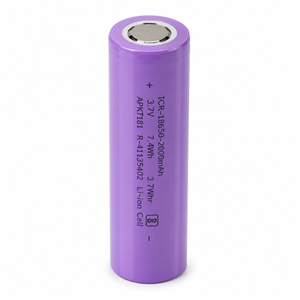 Apkina 18650 3.7v 2000mah Lithium Ion Cell