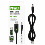 USB Power Boost Cable 5V to 12V Power Adapter Cable